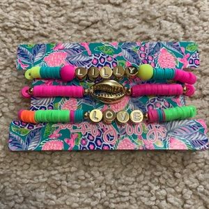 Lilly Pulitzer Beaded Bracelet Set of 3